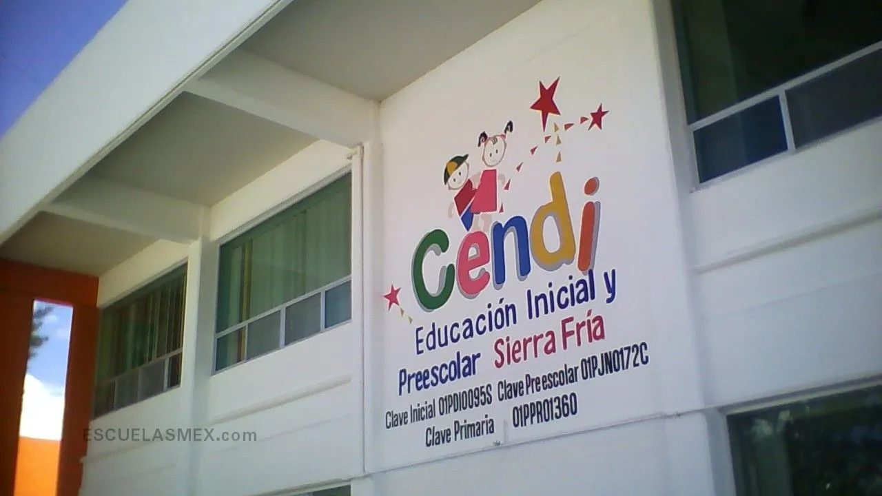 Cendi Educacion Inicial y Preescolar Sierra Fria Entrada
