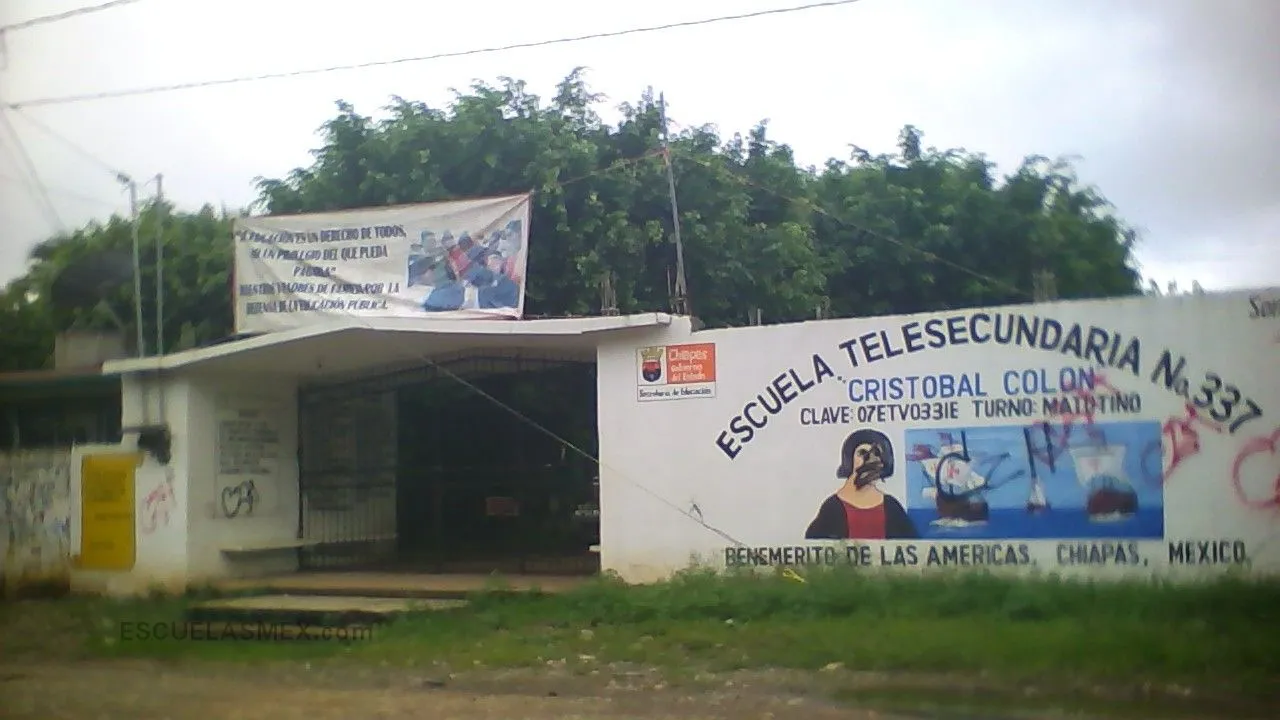 Telesecundaria 337 Cristobal Colon Entrada