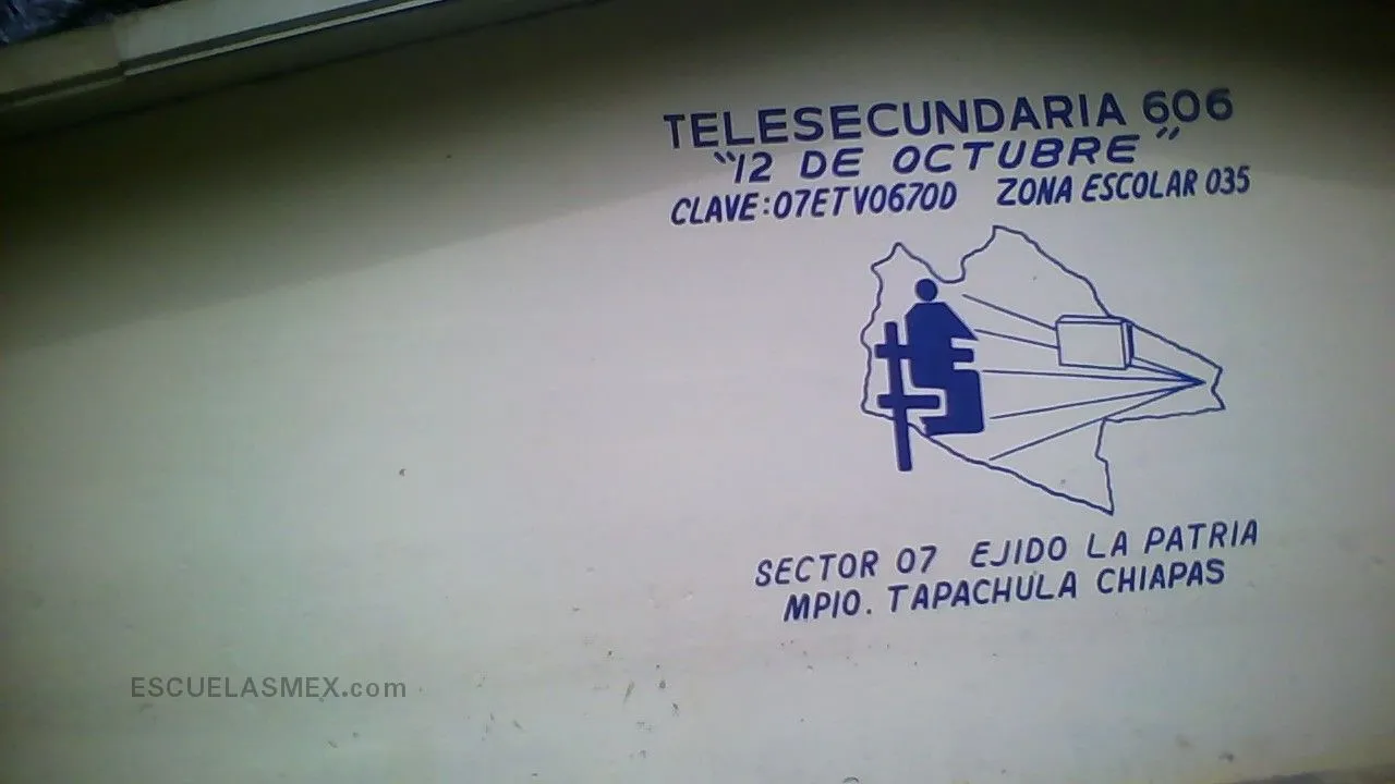 Telesecundaria 606 12 de Octubre Entrada