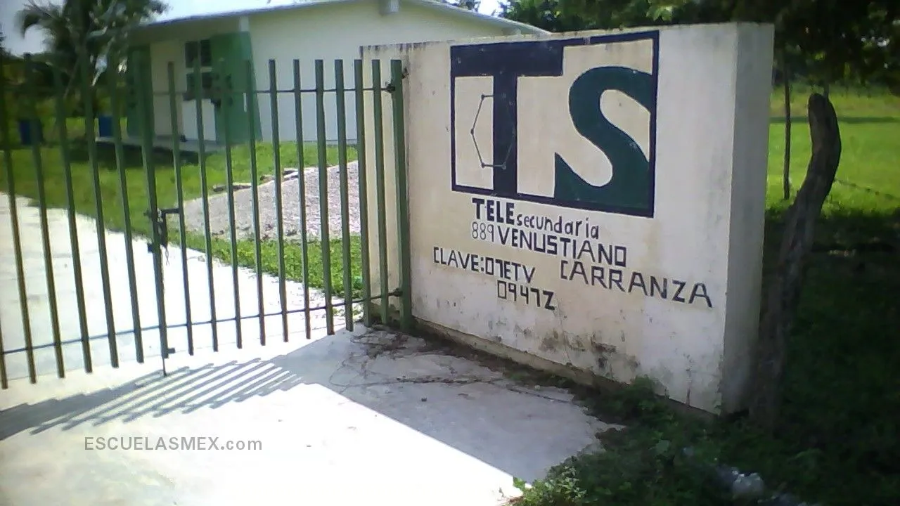 Telesecundaria 889 Venustiano Carranza Garza Entrada
