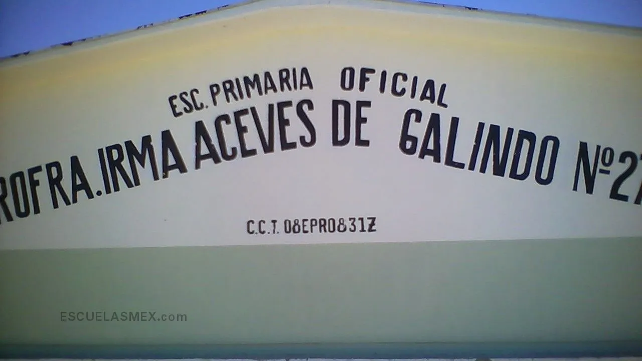 Irma Aceves de Galindo 2773 Entrada