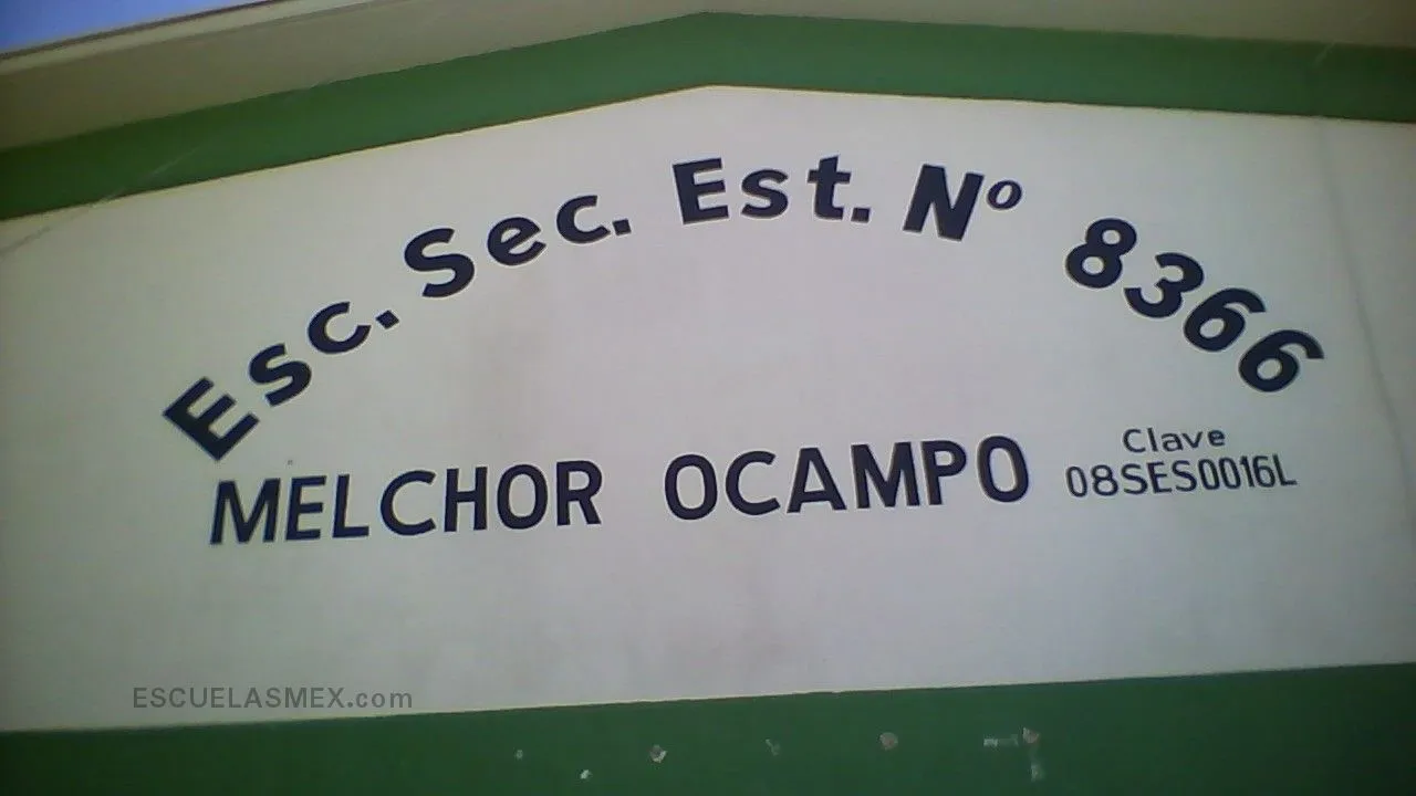 Secundaria por Cooperacion 8366 Melchor Ocampo Entrada