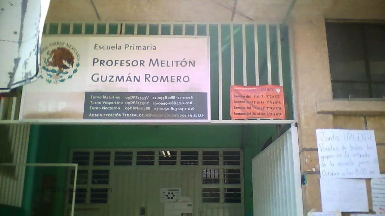 Profr. Meliton Guzman Romero Entrada