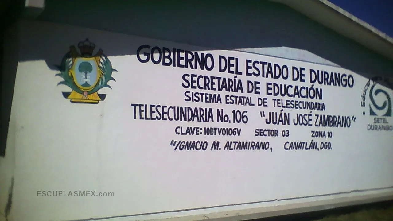 Telesecundaria Num. 106 Entrada