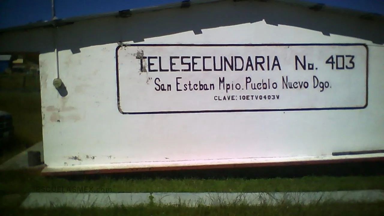 Telesecundaria Num. 403 Entrada