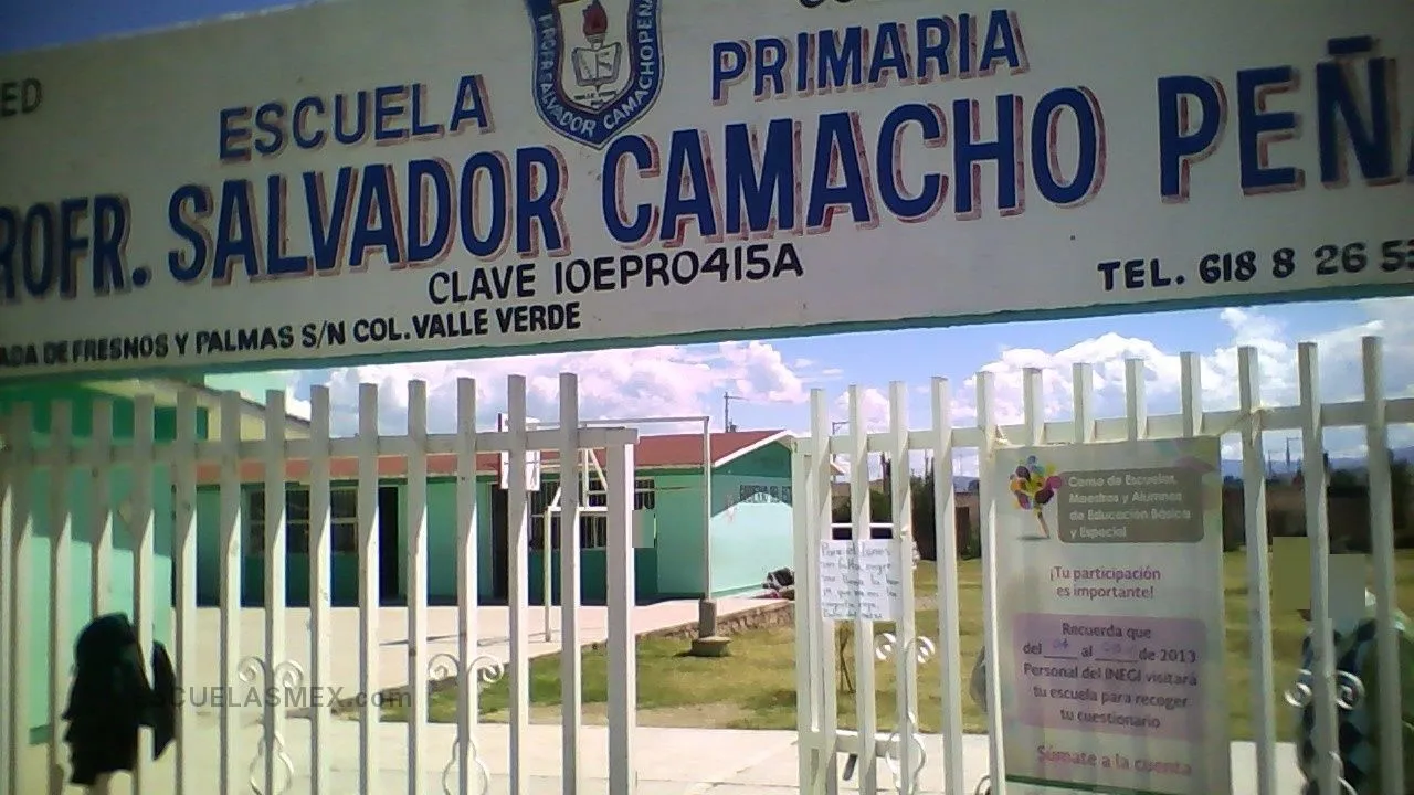Prof. Salvador Camacho Peña Entrada