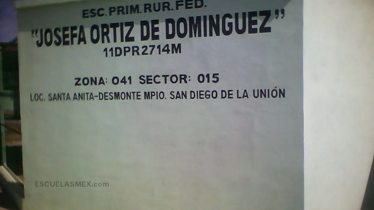 Josefa Ortiz de Dominguez Entrada