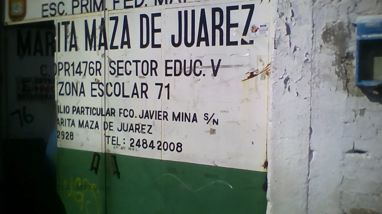 Margarita Maza de Juarez Entrada
