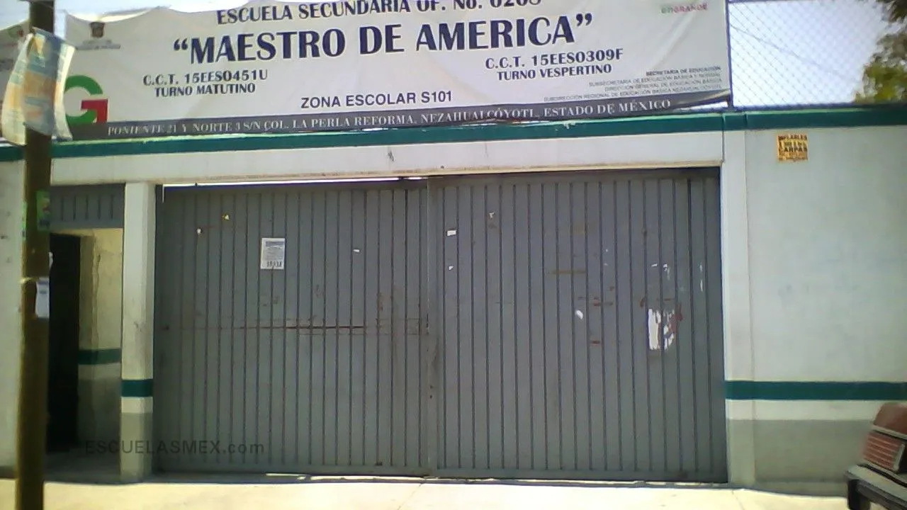 Ofic No 0208 "maestro de America" Entrada