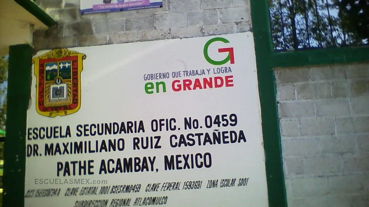 Ofic No 0459 "dr. Maximiliano Ruiz Castañeda" Entrada