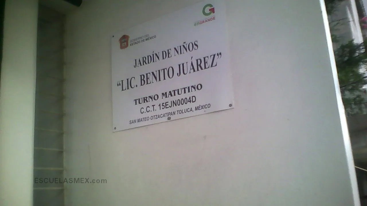 Lic. Benito Juarez Entrada