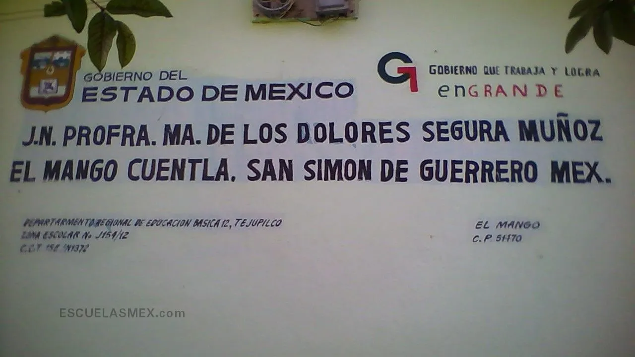 Profra. Ma. de los Dolores Segura Muñoz Entrada