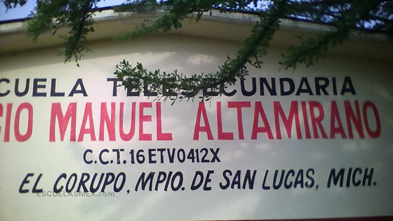 Escuela Telesecundaria Estv16 412 Entrada