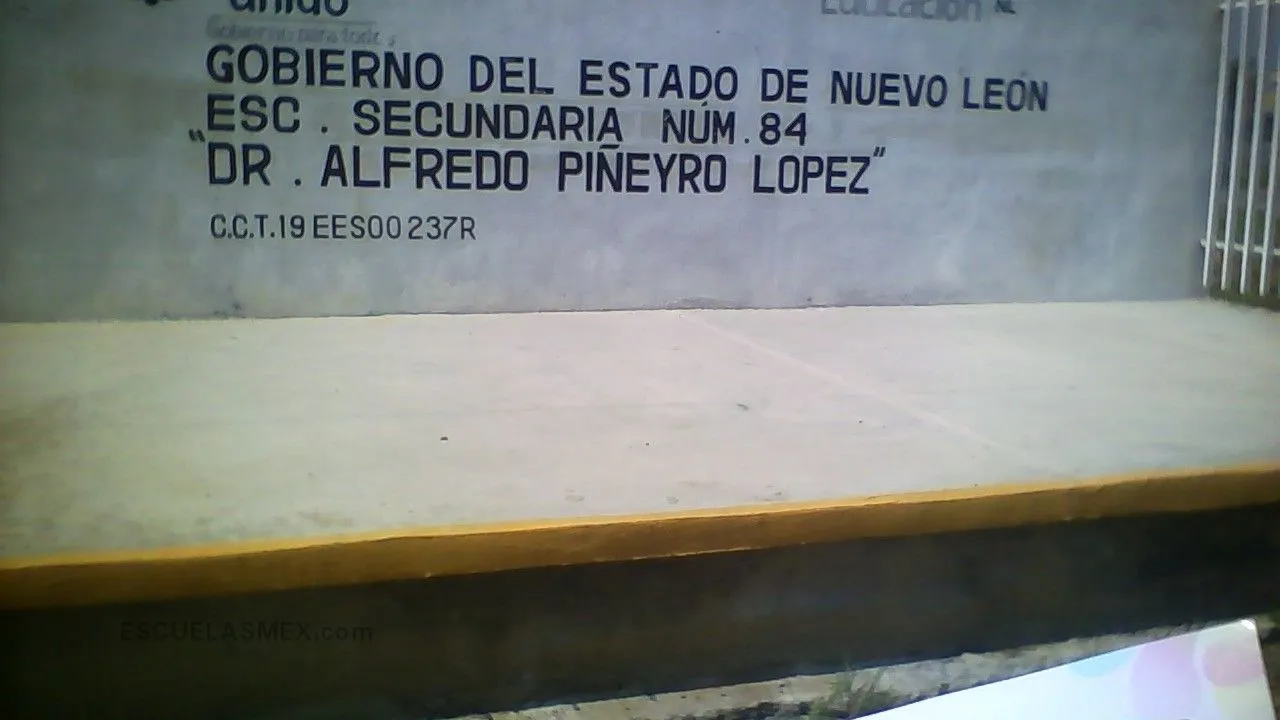 Secundaria Num. 84 Alfredo Piñeyro Lopez Entrada