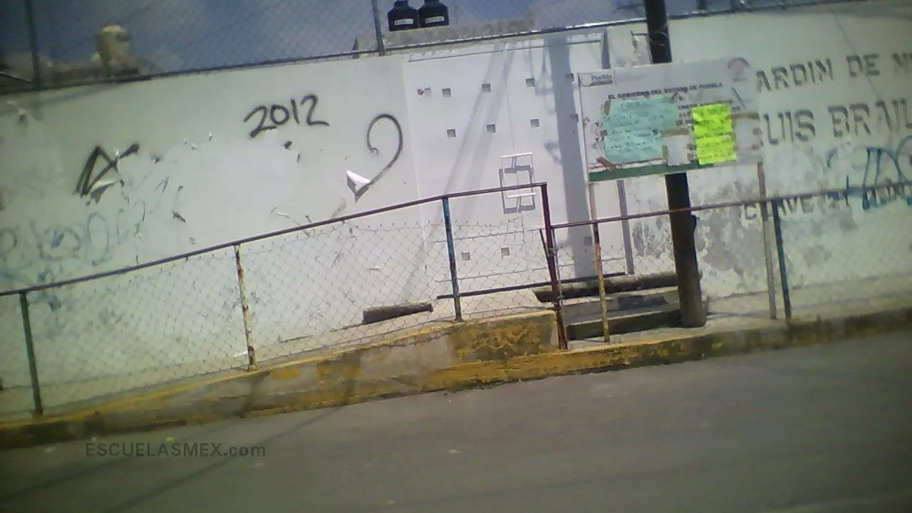 Jardín de Niños Luis Braille Entrada
