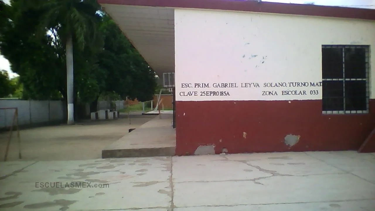 Primaria Gabriel Leyva Solano CCT 25EPR0185A en Navolato, Sin.