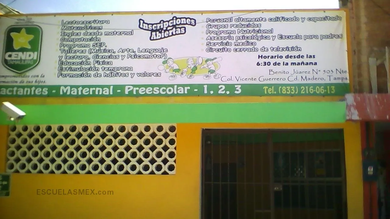Centro de Desarrollo Infantil Tamaulipas Entrada