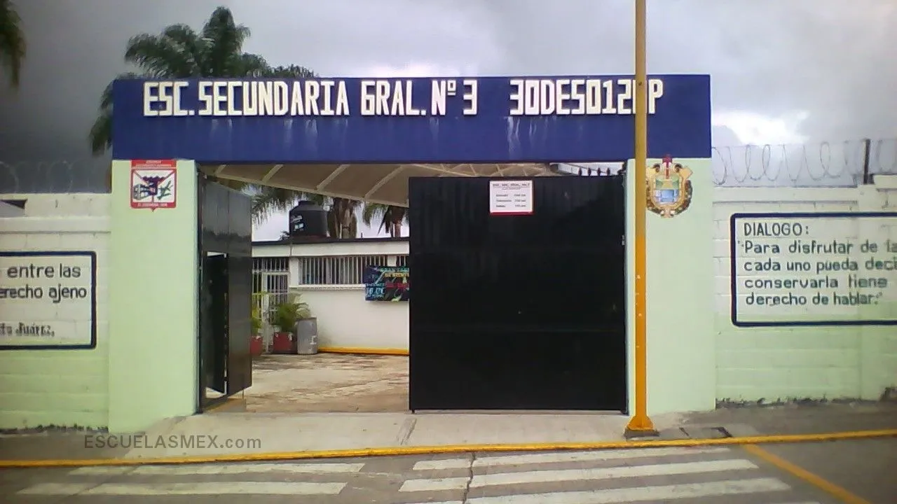Esc. Sec. Gral. No. 3 Carlos Arturo Carrillo Gastaldi Entrada
