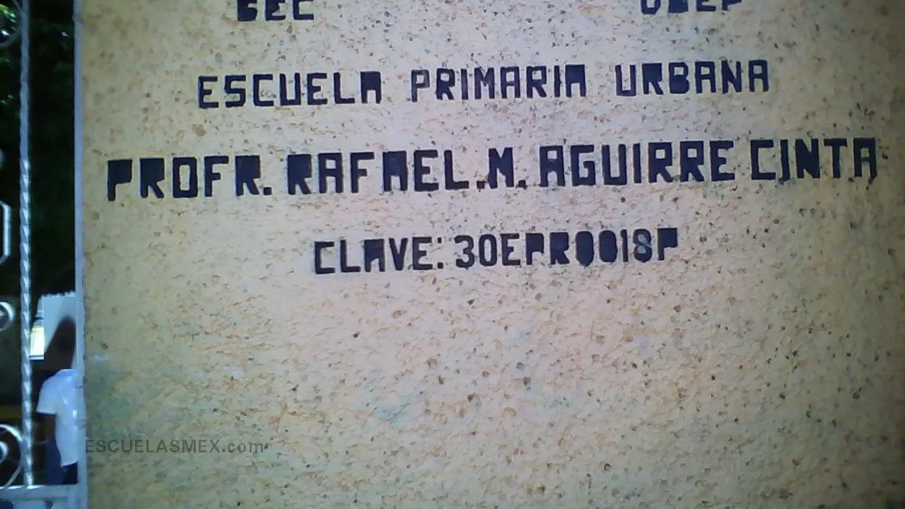 Profr. Rafael M. Aguirre Cinta Entrada